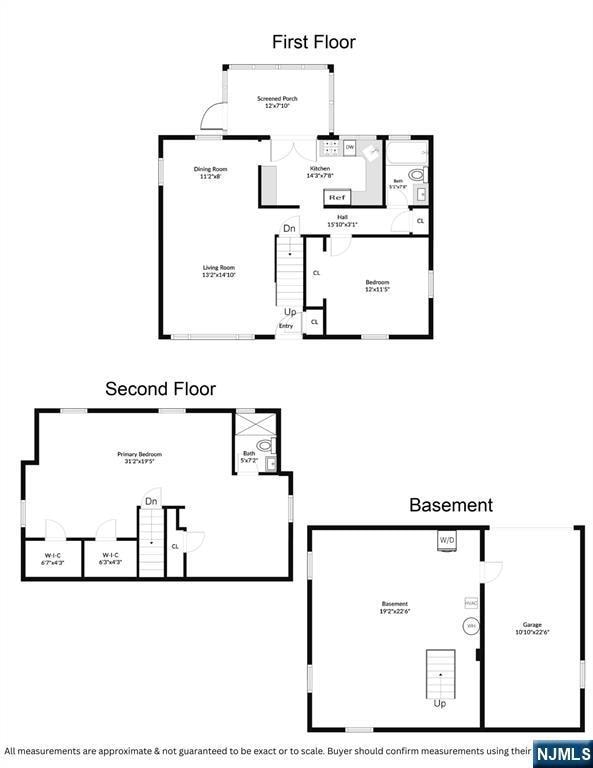 236 Vanderburgh Ave, Rutherford, NJ 07070 - view of floor plan / room layout