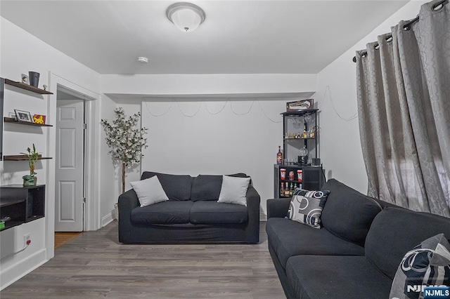 548 Jefferson Ave, Elizabeth, NJ 07201 - living room with wood finished floors