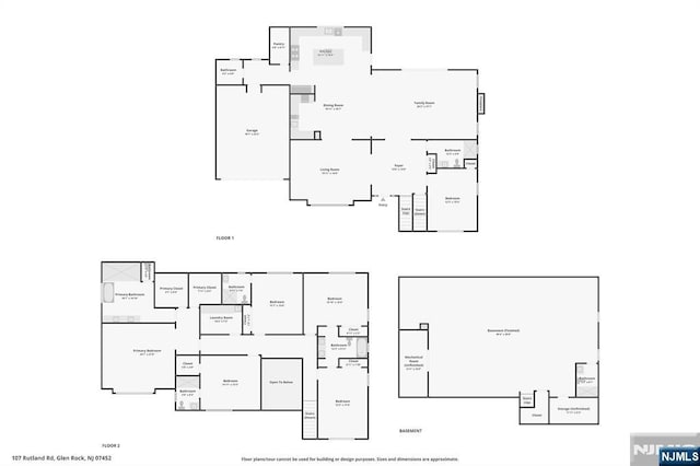 107 Rutland Rd, Glen Rock, NJ 07452 - home floor plan