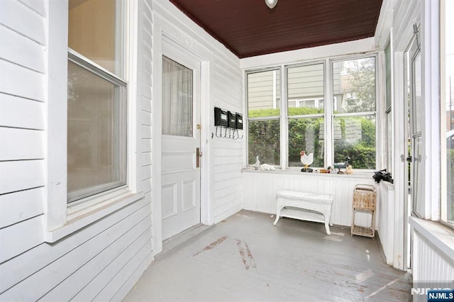 267 Hoover Ave, Bloomfield, NJ 07003 - sunroom / solarium featuring wooden walls