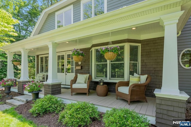 43 Heights Rd, Allendale, NJ 07401 - view of porch