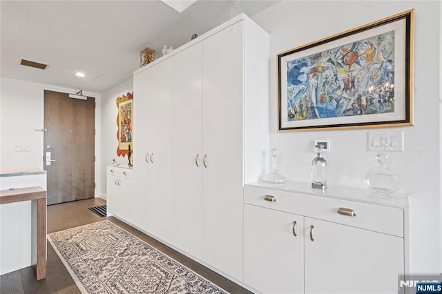 320 Adolphus Ave Unit 702, Cliffside Park, NJ 07010 - hallway with wood finished floors and recessed lighting