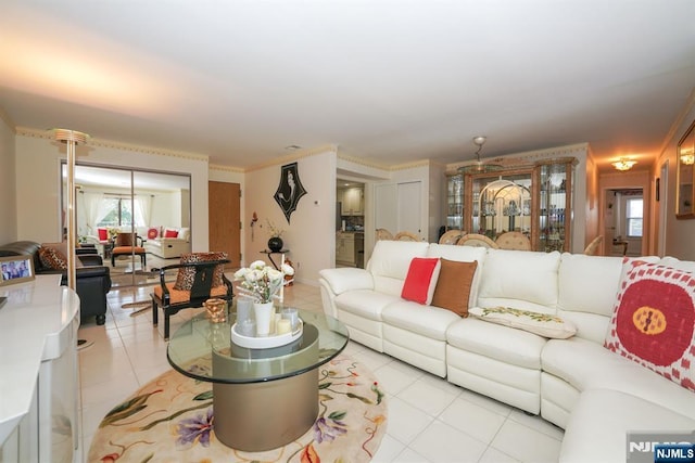 8841 Kennedy Unit 19, North Bergen, NJ 07047 - living area with light tile patterned flooring