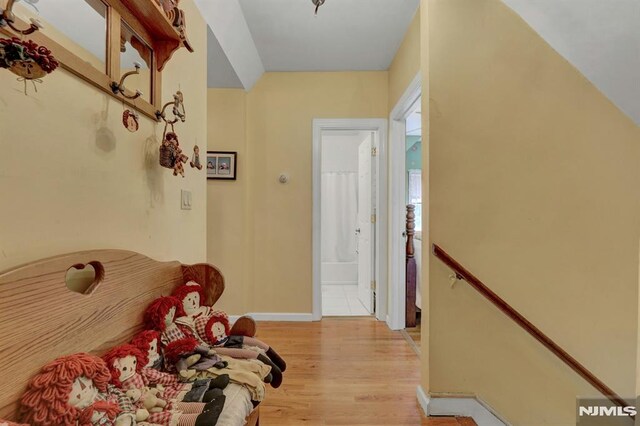 57 Eckerson Ave, Closter, NJ 07624 - corridor with light wood-style flooring and baseboards