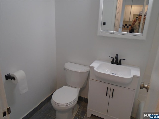 1 Wall St Unit 8-C, Fort Lee, NJ 07024 - bathroom with vanity and tile patterned flooring