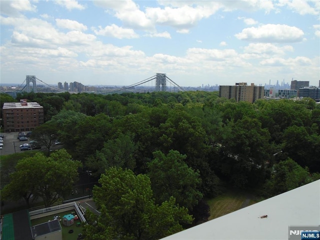 1 Wall St Unit 8-C, Fort Lee, NJ 07024 - view of city featuring a notable bridge