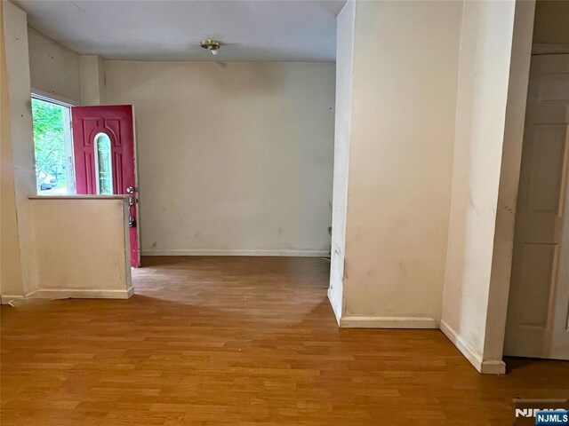 22 Clark St, Glen Ridge, NJ 07028 - entryway featuring light wood-type flooring and baseboards