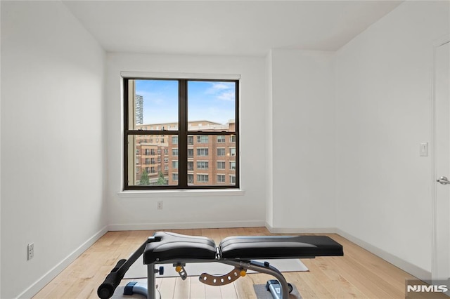 24 Ave At Port Imperial Unit 416, West New York, NJ 07093 - workout area with wood finished floors and baseboards