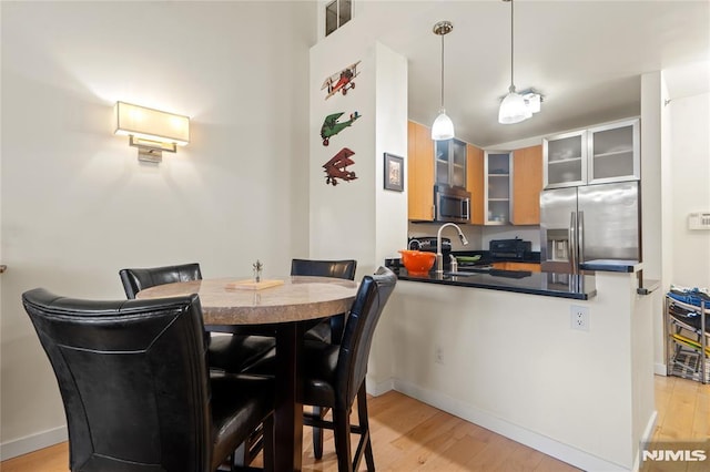 24 Ave At Port Imperial Unit 416, West New York, NJ 07093 - dining room with light wood finished floors and baseboards