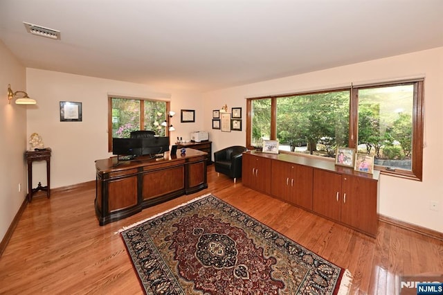 24 Old Chimney Rd, Upper Saddle River, NJ 07458 - office featuring light wood-type flooring, plenty of natural light, and baseboards