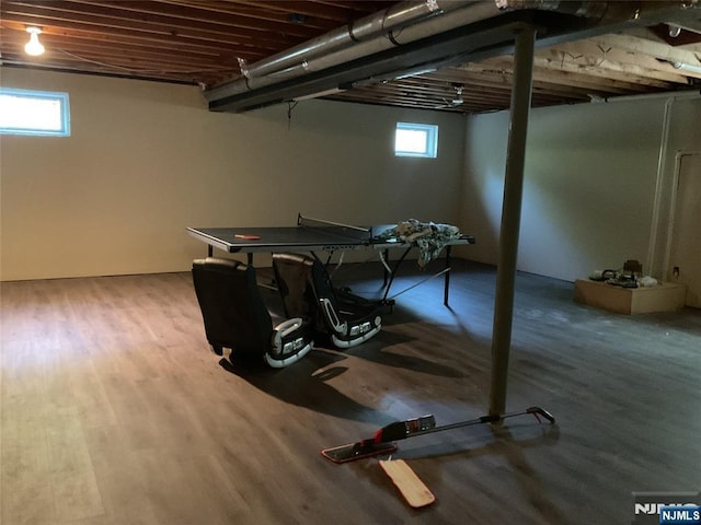 65 1st St, Allendale, NJ 07401 - basement featuring wood finished floors