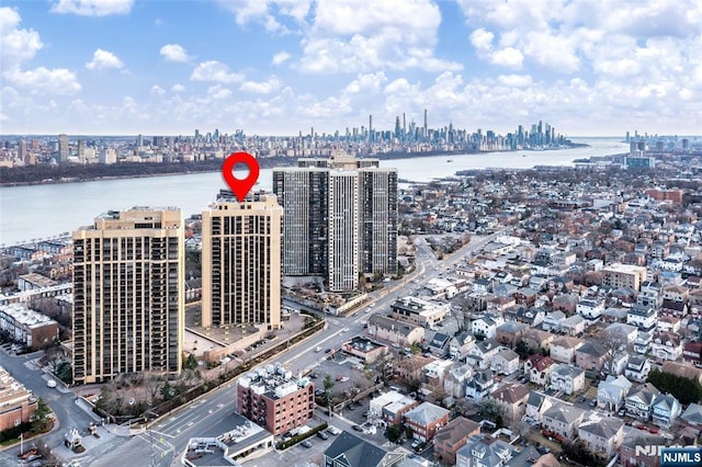 800 Palisade Ave Unit 1804, Fort Lee, NJ 07024 - bird's eye view of skyline and a large body of water