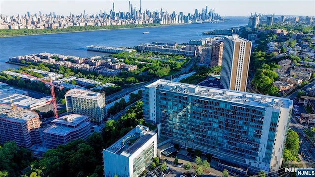 320 Adolphus Ave Unit 317, Cliffside Park, NJ 07010 - aerial view of skyline and a nearby body of water