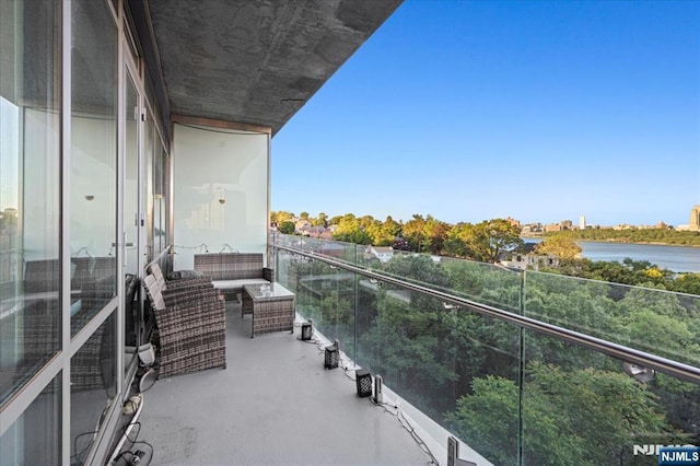 320 Adolphus Ave Unit 317, Cliffside Park, NJ 07010 - balcony featuring a water view
