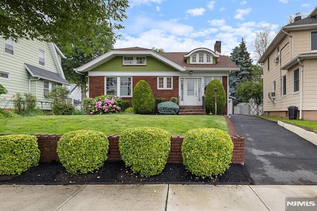 206 Eastern Way, Rutherford, NJ 07070 - view of front of home with brick siding and a chimney