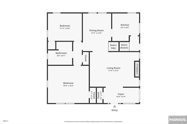 206 Eastern Way, Rutherford, NJ 07070 - view of room layout