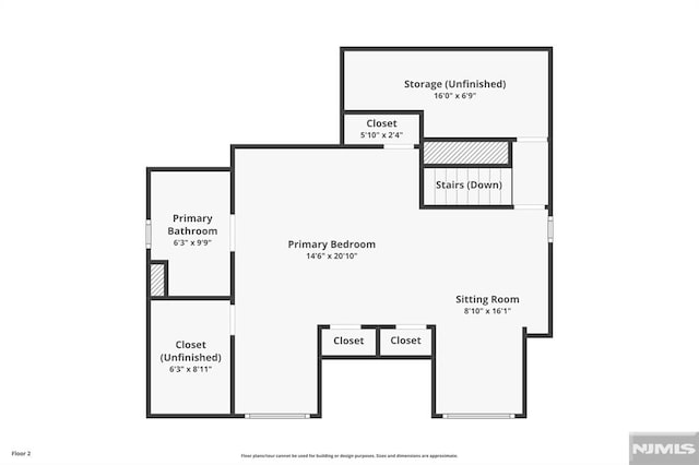 206 Eastern Way, Rutherford, NJ 07070 - view of floor plan / room layout