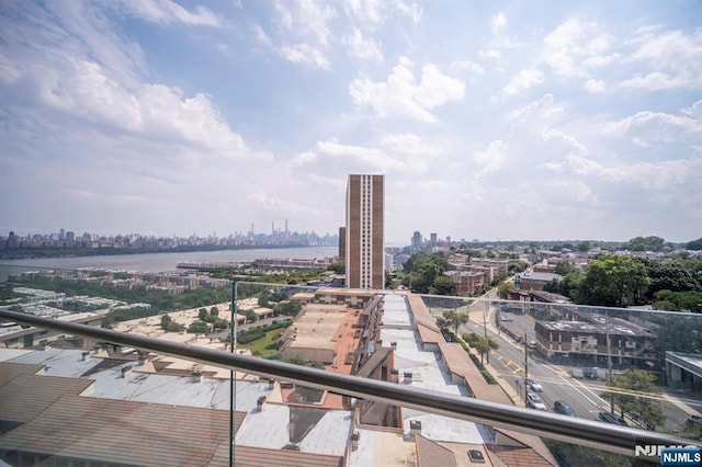 320 Adolphus Ave Unit 401, Cliffside Park, NJ 07010 - aerial view of city skyline and a nearby body of water
