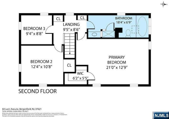 64 Lunn Ave, Bergenfield, NJ 07621 - view of property floor plan