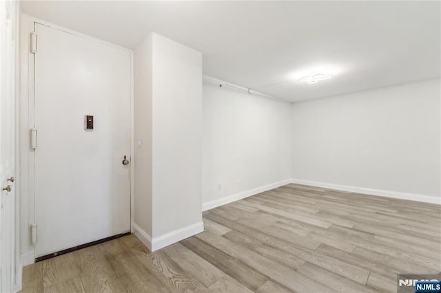 200 Winston Unit 121, Cliffside Park, NJ 07010 - unfurnished room with light wood finished floors and baseboards