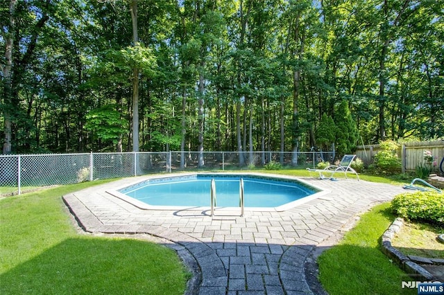 42 Lohs Pl, Harrington Park, NJ 07640 - view of swimming pool featuring a patio area