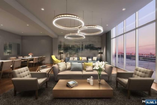 320 Adolphus Ave Unit 1115, Cliffside Park, NJ 07010 - building lobby featuring recessed lighting