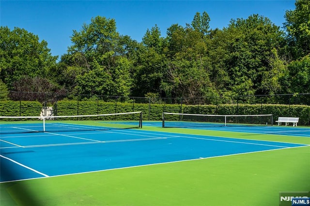 40 Azalea Dr, Old Bridge, NJ 08857 - view of tennis court featuring community basketball court