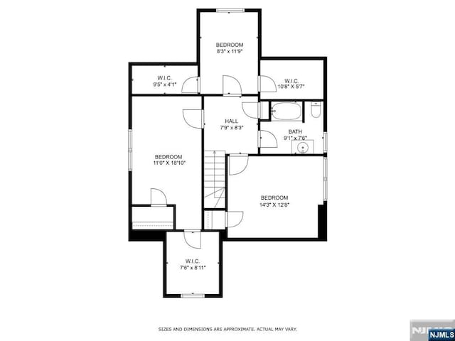 211 Harrison Ave, Hasbrouck Heights, NJ 07604 - view of room layout