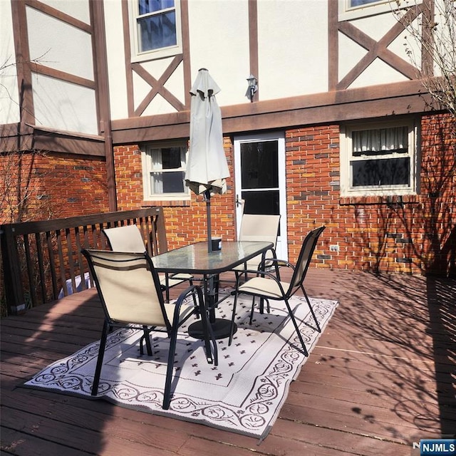 8 Tudor Pl Unit B08, Mount Olive Township, NJ 07828 - deck with outdoor dining area