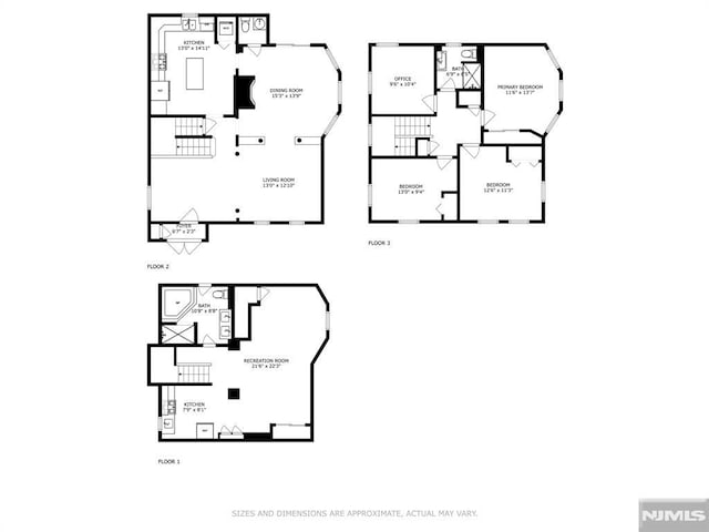 205 Summit Ave, Bogota, NJ 07603 - view of floor plan / room layout