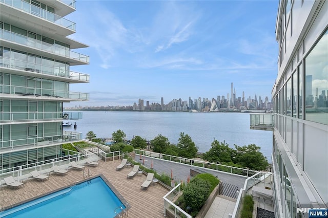 800 Ave At Port Imperial Blvd Unit 517, Weehawken, NJ 07086 - water view featuring city skyline