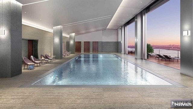 320 Adolphus Ave Unit 815, Cliffside Park, NJ 07010 - view of indoor community pool