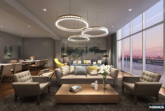 320 Adolphus Ave Unit 815, Cliffside Park, NJ 07010 - common area with recessed lighting