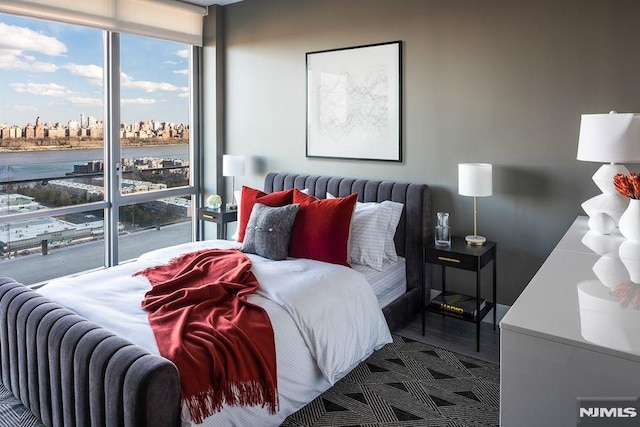 320 Adolphus Ave Unit 815, Cliffside Park, NJ 07010 - bedroom with a wall of windows