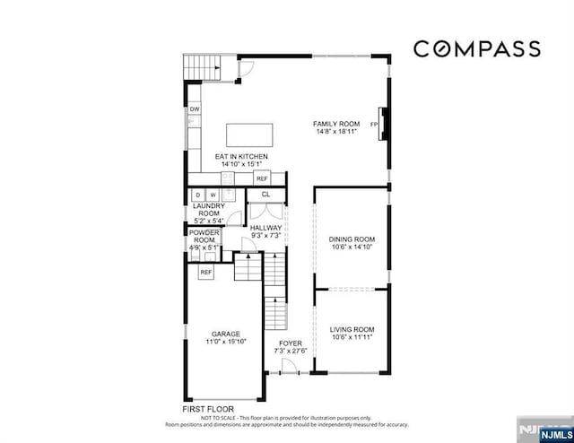 19 Grandview Ave, Glen Rock, NJ 07452 - floor plan / room layout