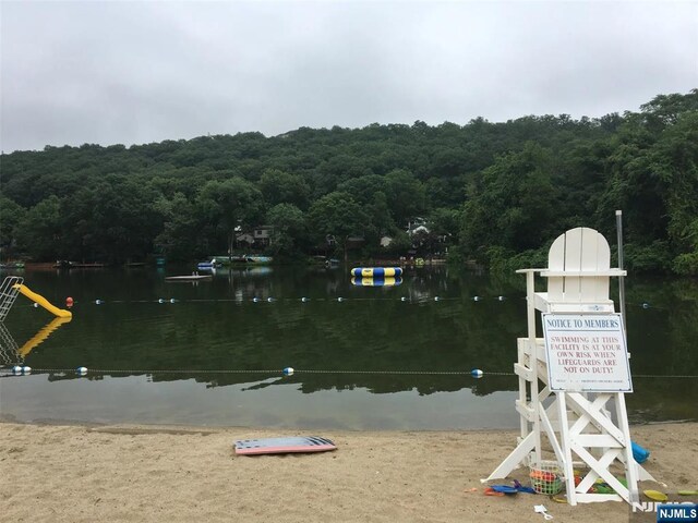 5 Edgewood Ct, Ringwood, NJ 07456 - water view featuring a heavily wooded area