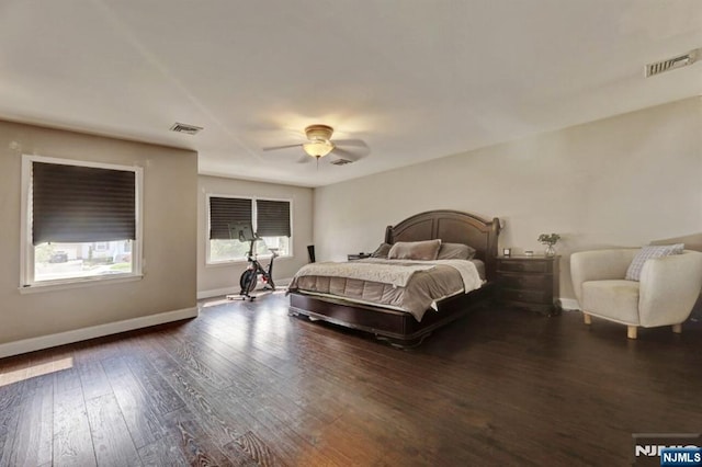14 Swan Ct, East Rutherford, NJ 07073 - bedroom with hardwood / wood-style floors and ceiling fan