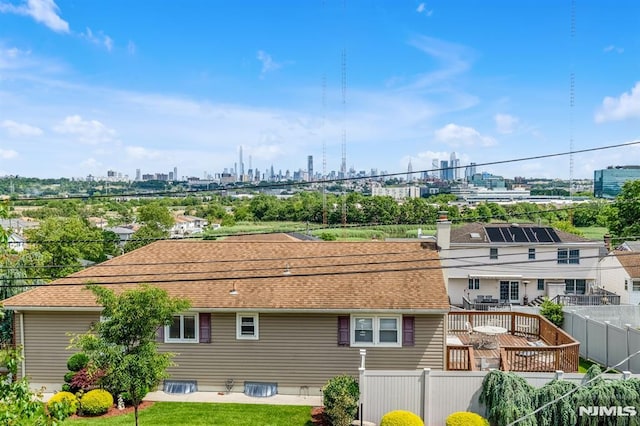 28 Elizabeth Ct, Secaucus, NJ 07094 - drone / aerial view of skyline