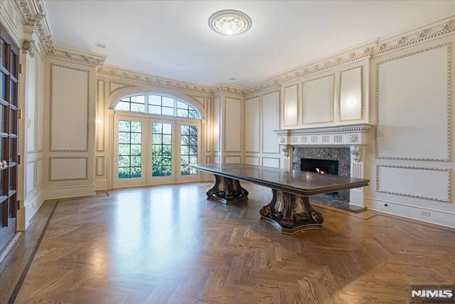 11 Margo Way, Alpine, NJ 07620 - office area featuring a decorative wall and a high end fireplace