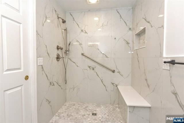 11-06 Marshall Rd, Fair Lawn, NJ 07410 - bathroom featuring a marble finish shower