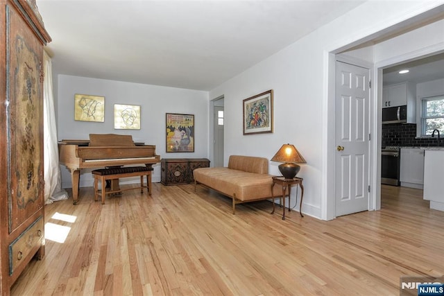 11-06 Marshall Rd, Fair Lawn, NJ 07410 - living area with light wood-style floors