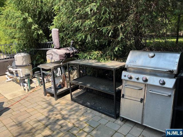 889 Circle Ave, Franklin Lakes, NJ 07417 - view of patio / terrace featuring a grill
