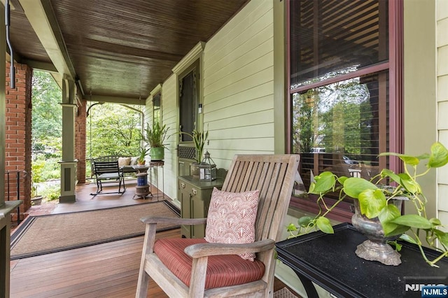 33 Ramapo Ave, Pompton Lakes, NJ 07442 - view of wooden porch