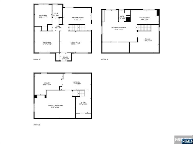 13 Wonham St, Clifton, NJ 07013 - room layout