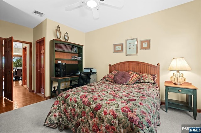 12 Woodland Ct, Wayne, NJ 07470 - carpeted bedroom featuring baseboards and ceiling fan