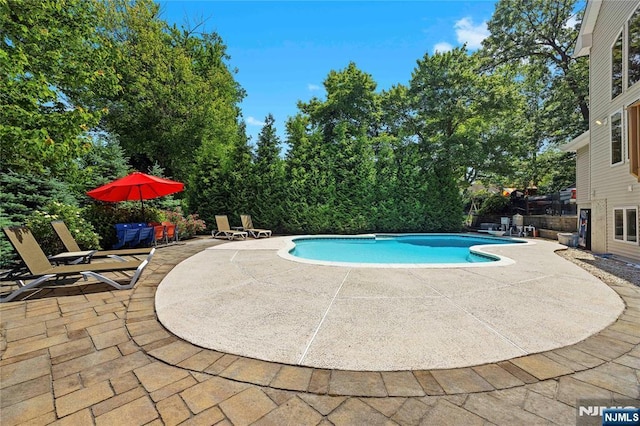 12 Woodland Ct, Wayne, NJ 07470 - view of pool with a patio