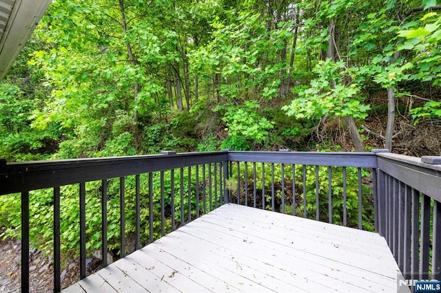 1582 Grnwd Lk, West Milford, NJ 07421 - view of wooden deck