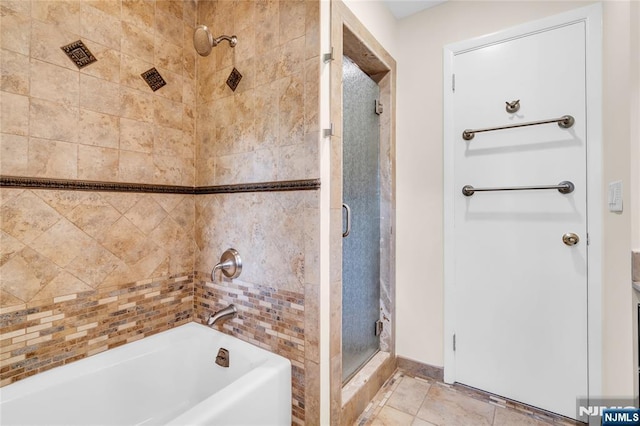 8 Delmar Ave, Cresskill, NJ 07626 - bathroom featuring a shower with shower door and a bath