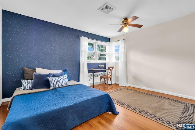 8 Delmar Ave, Cresskill, NJ 07626 - bedroom featuring wood finished floors, baseboards, and a ceiling fan