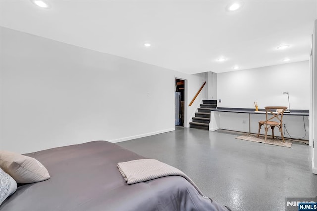 8 Delmar Ave, Cresskill, NJ 07626 - interior space with recessed lighting, stairs, and baseboards